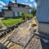 小屋の裏側